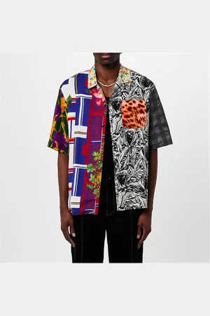 Marine Serre Regenerated Silk Scarves Bowling Shirt