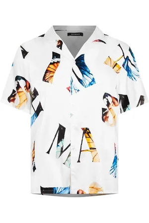 Nahmias Butterfly Alphabet Beach Shirt