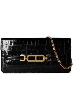 Tom Ford Whitney Crocodile-Effect Shoulder Bag