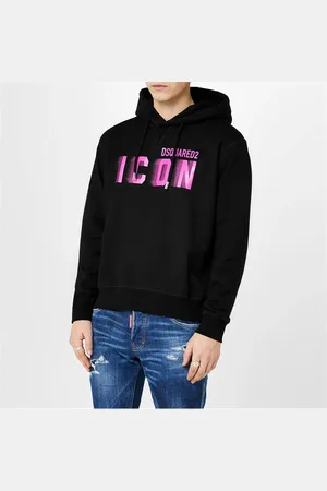 Dsquared2 Icon Print Cotton Hoodie