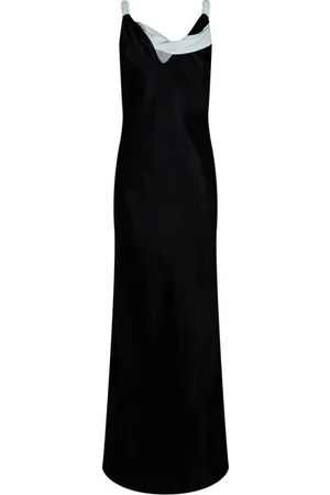 Bottega Veneta Textured Satin Long Dress