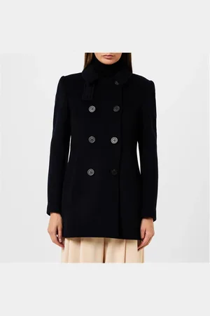 Emporio Armani Double-Breasted Peacoat