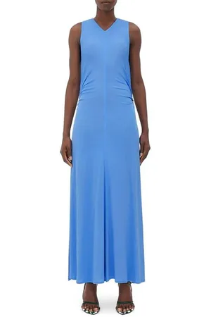 Bottega Veneta Viscose Jersey Long Dress With Knot Ring