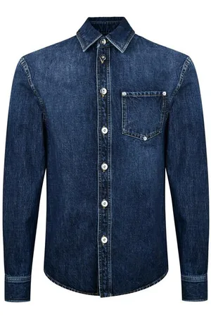 Bottega Veneta Dark Wash Denim Shirt