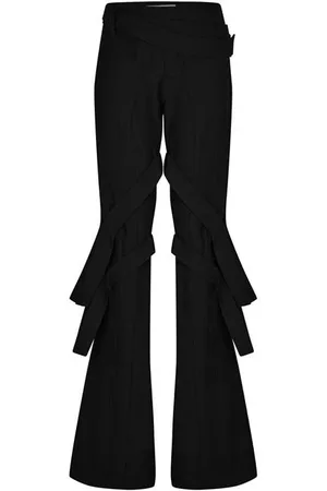 AMBUSH Strap-Detail Flared Trousers