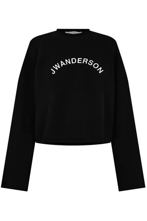 J.W.Anderson Cropped Knitted Logo Jumper