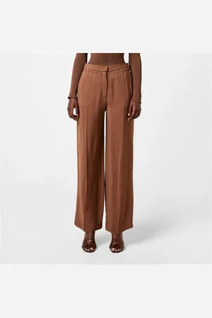 MUGLER Hook & Eye Wide Leg Trousers