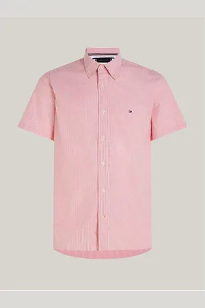 Tommy Hilfiger Stripe Short Sleeve Oxford Shirt