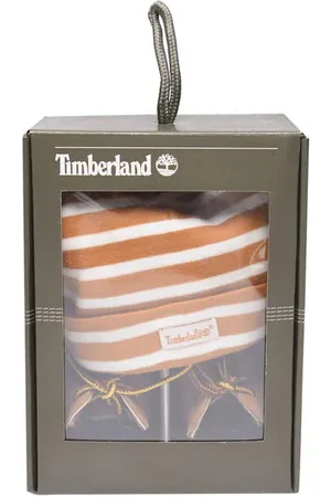 Timberland Crib Boots and Hat Set