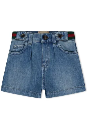 Gucci Baby Denim Bermuda Shorts