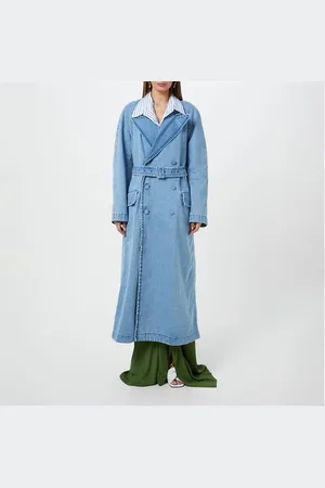 DRIES VAN NOTEN Denim Trench Coat