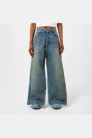 Balenciaga Double Front Effect Denim Jeans