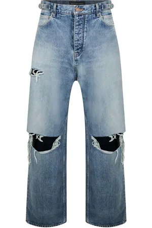 Balenciaga Baggy Ripped Jeans