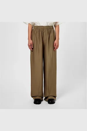 Prada Silk Straight Trousers
