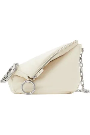 Burberry Medium Knight Leather Tote Bag