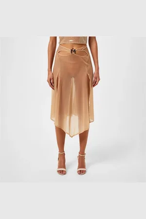 MUGLER Cut-Out Midi Skirt