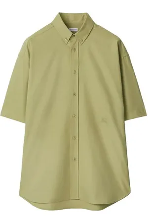 Burberry Logo Poplin Short Sleeve Shirt