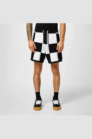 Cole Buxton Chequered Knit Shorts