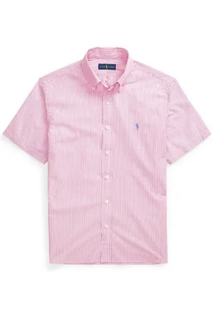 Ralph Lauren Striped Seersucker Short-Sleeve Shirt