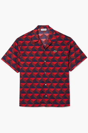 Lacoste Short Sleeved Monogram Print Shirt