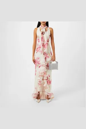 Giambattista Valli Magnolia Bouquet Long Dress