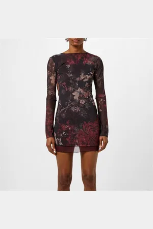 Jaded London Maram Mesh Backless Mini Dress