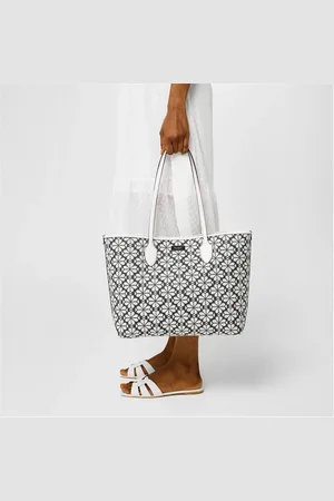 Kate Spade Flower Jacquard Bleecker Large Tote Bag