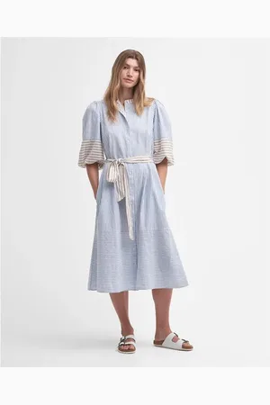 Barbour Thea Striped Shirt Dress