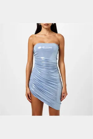 Norma Kamali Strapless Diana Pickball Mini Dress