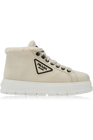 Prada Lace-Up Winter Boot