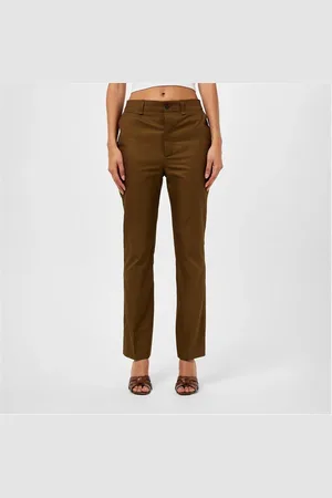 Saint Laurent Cotton Twill Trousers