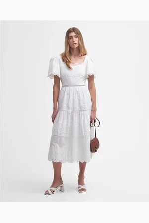 Barbour Joanne Broderie Midi Dress