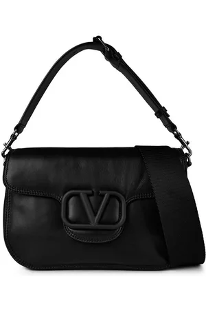 VALENTINO GARAVANI Noir Nappa Leather Shoulder Bag
