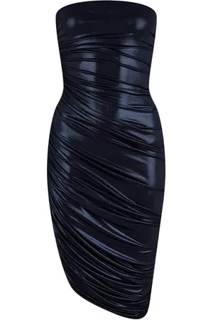 Norma Kamali Strapless Diana Midi Dress