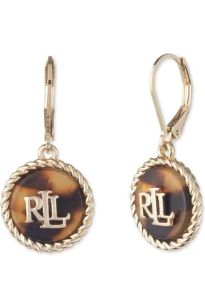 Ralph Lauren Logo Drop Earrings