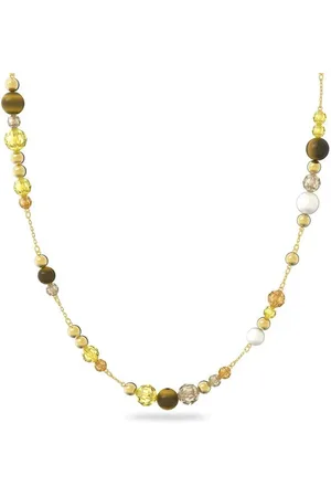 Swarovski Somnia necklace, Long, Multicolored, Gold-tone plated