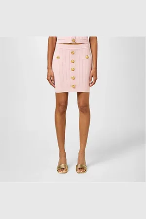 Balmain Button Mini Skirt
