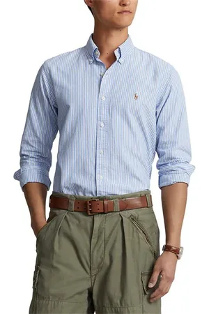 Ralph Lauren Striped Knit Oxford Shirt