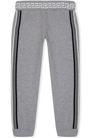 VERSACE Logo Embroidered Jogging Bottoms Juniors