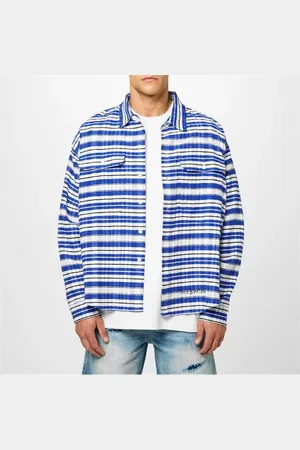Cole Buxton Embroidered Flannel Shirt