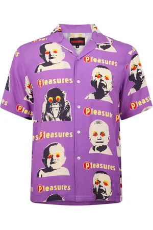Pleasures Head Button Down Shirt