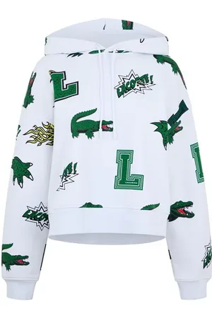 Lacoste All-Over-Print Hoodie
