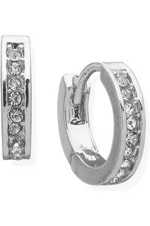 Ralph Lauren Cubic Zirconia Huggie Hoop Earring