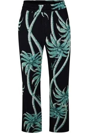 AMIRI Twisted Palms Tapestry Flared Trousers