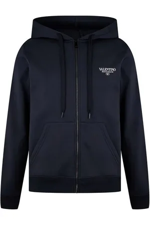 VALENTINO Zip Logo Hoodie.