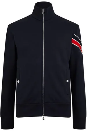 Moncler Tri Colour Accent Zip Cardigan