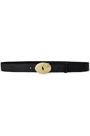 Ralph Lauren Id Oval-Buckle Vachetta Belt