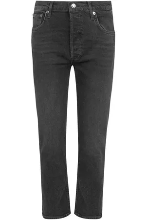 AGOLDE Riley Cropped Straight Jeans