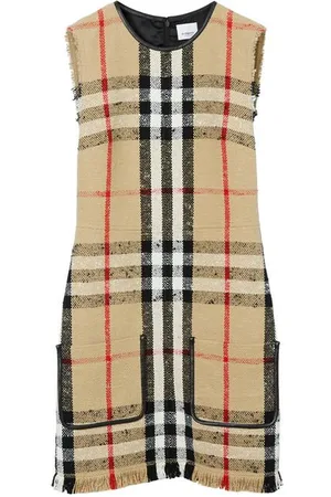 Burberry Macy Check Bouclé Dress