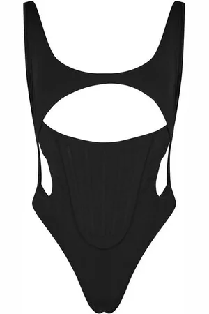 MUGLER Corseted One-Piece Swimsuit